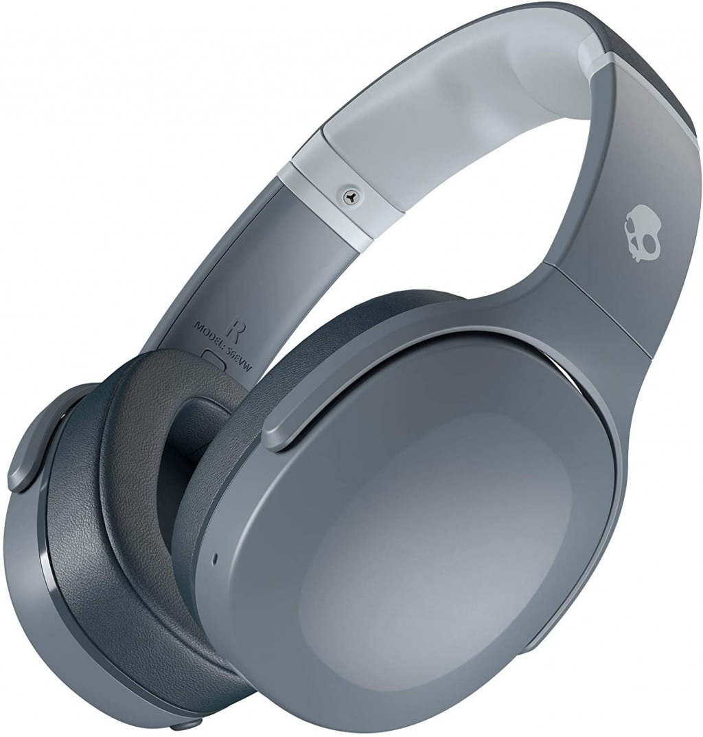 Skullcandy | Crusher Evo | Wireless Headphones | Wireless | Over-Ear | Microphone | Wireless | Chill Grey