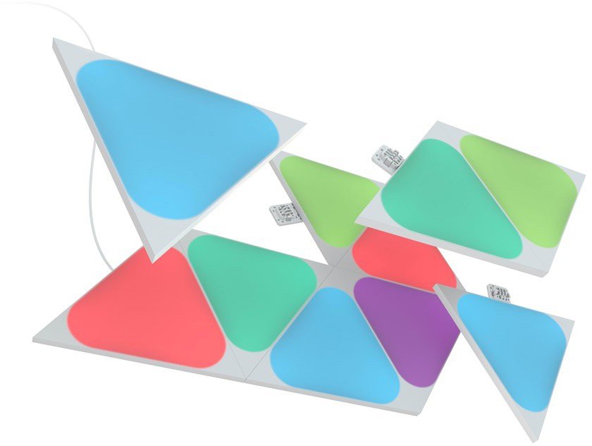 Nanoleaf | Shapes Triangles Mini Expansion Pack (10 panels) | 1 x 0.54 W | 16M+ colours | 2.4GHz WiFi b/g/n;