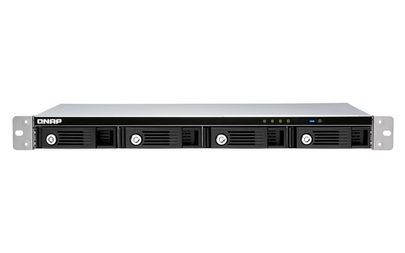 QNAP TR-004U kõvakettaboks HDD/SSD ümbris Must, Hall 2.5/3.5"
