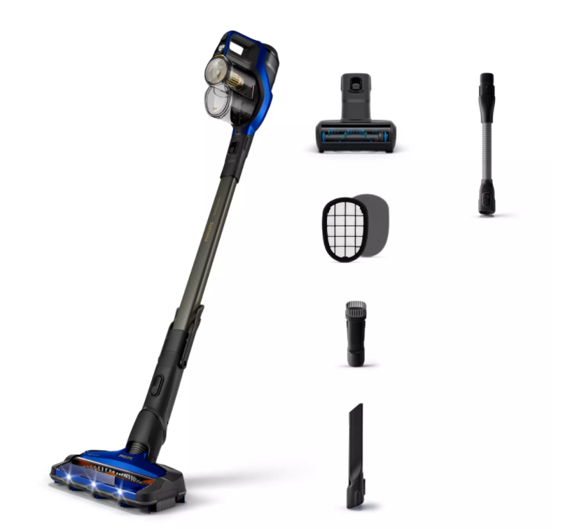 Philips | Vacuum cleaner | XC8049/01 | Cordless operating | Handstick | - W | 25.2 V | Operating time (max) 70 min | Blue/Black | Warranty 24 month(s)