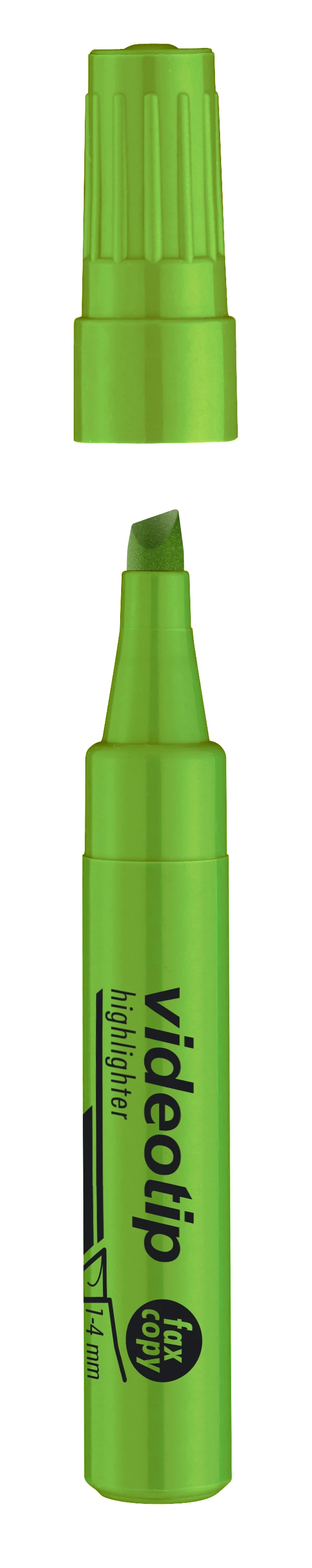 Tekstimarker Ico Videotip PB25, 1-4mm,  roheline