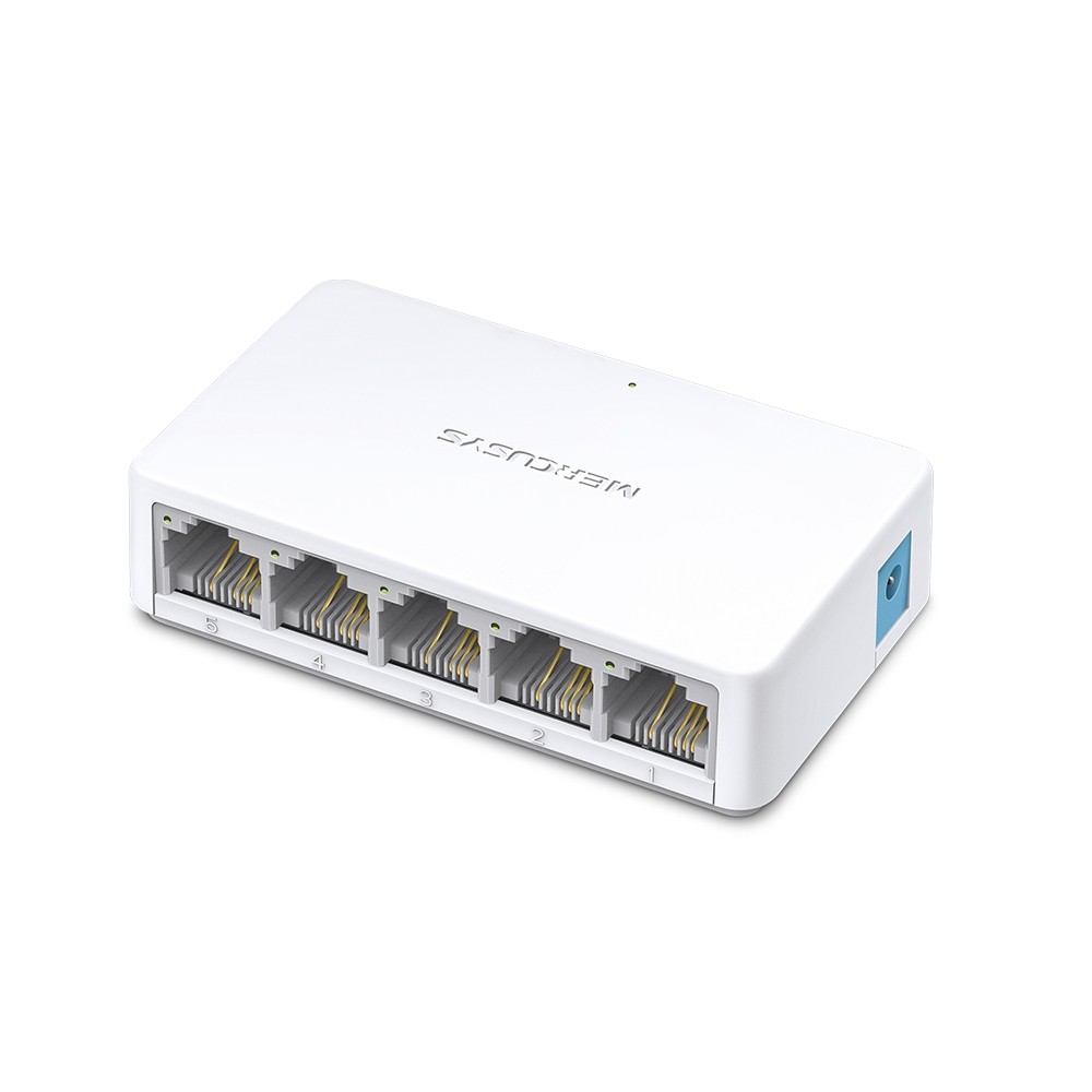 Mercusys Switch MS105 Unmanaged Desktop 10/100 Mbps (RJ-45) ports quantity 5 Power supply type External