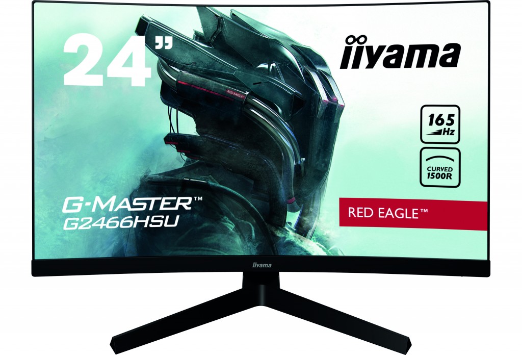 Iiyama Gaming Monitor G2466HSU-B1 24 ", VA, 1920 x 1080 pixels, 16:9, 1 ms, 250  cd/m², Black matte, HDCP, Headphone connector, Warranty 36 month(s), 165 Hz, HDMI ports quantity 2