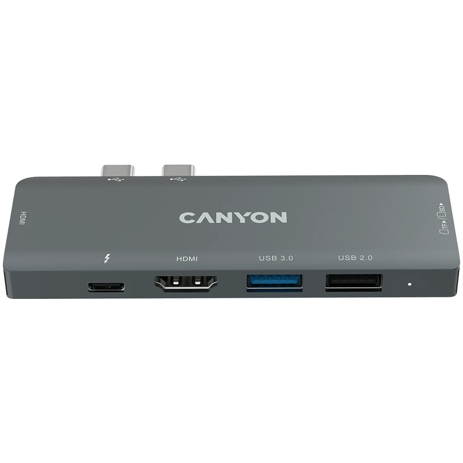 CANYON hub DS-5 7in1 Thunderbolt 3 Space Grey