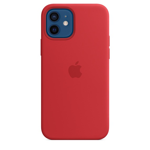 Apple | iPhone 12/12 Pro Silicone Case with MagSafe | Case with MagSafe | Apple | iPhone 12 Pro, iPhone 12 | Silicone | Red | With built-in magnets that align perfectly with iPhone 12 | 12 Pro, this case offers a magical attach experience and faster wireless charging, every time. When it’s time to charge, just leave the case on your iPhone and snap