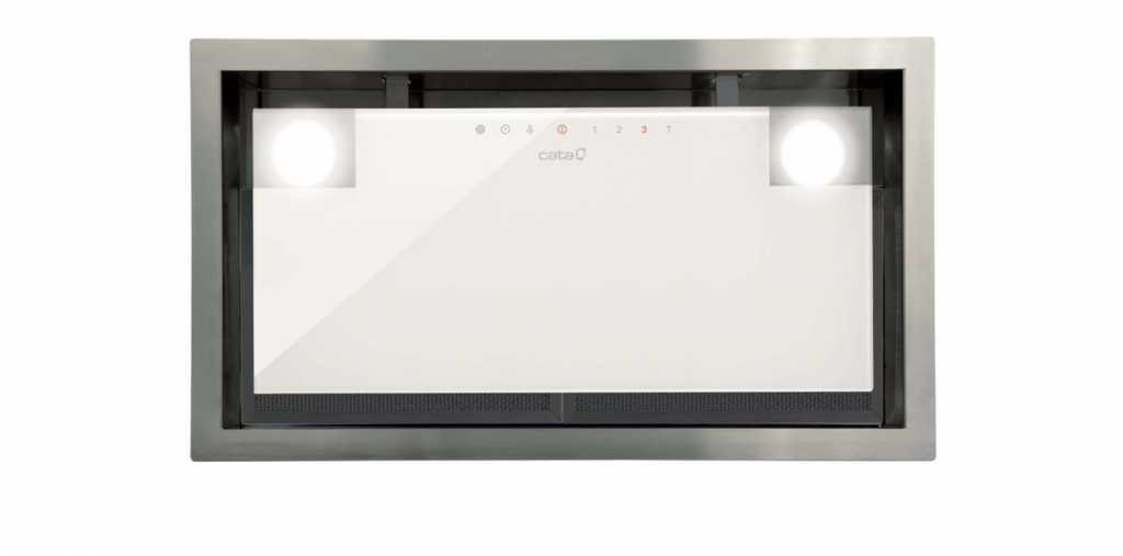 CATA | Hood | GC DUAL A 45 XGWH | Energy efficiency class A | Canopy | Width 45 cm | 820 m³/h | Touch control | White glass | LED