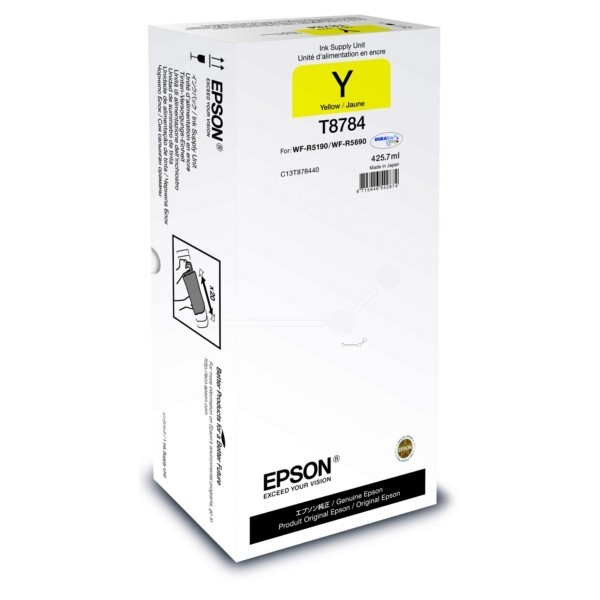 Epson T8784 tindikassett 1 tk Originaal Kollane