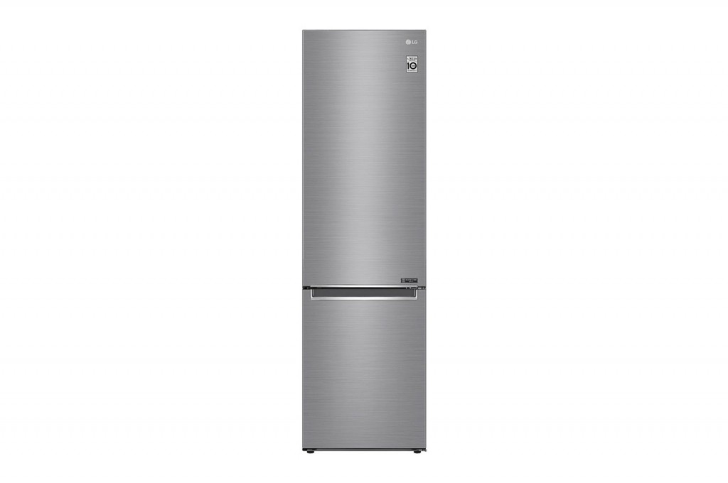 LG Refrigerator GBB72PZEMN Energy efficiency class E, Free standing, Combi, Height 203 cm, No Frost system, Fridge net capacity 277 L, Freezer net capacity 107 L, 36 dB, Silver