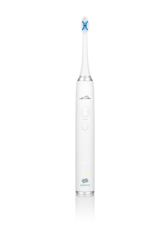 ETA | ETA570790000 | Sonetic Toothbrush | Rechargeable | For adults | Number of brush heads included 3 | Number of teeth brushing modes 4 | Sonic technology | White