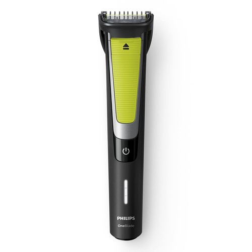 Philips OneBlade Pro Shaver QP6505/21 Wet & Dry Yes, Black/Green, Number of shaver heads/blades 2, Cord or Cordless