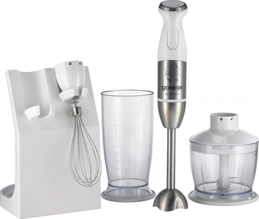 Gorenje | Blender | HBC806QW | Hand Blender | 800 W | Number of speeds Variable | Chopper | White