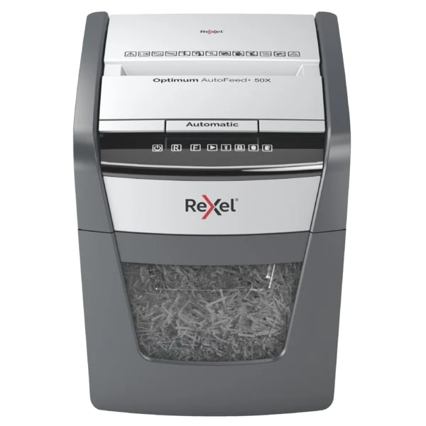 Paberipurustaja Rexel Optimum Autofeed + 50X P4
