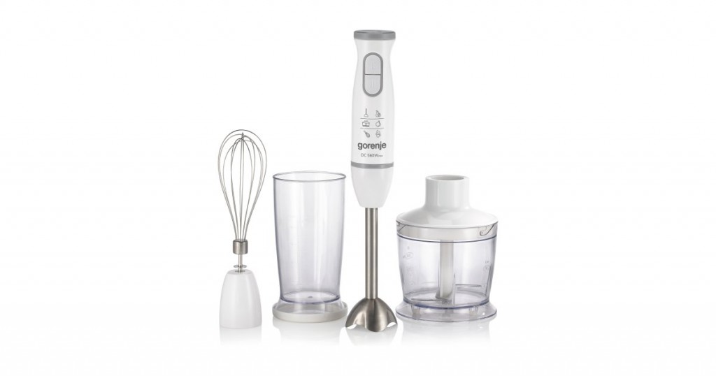Gorenje | Blender | HBC564QW | Hand Blender | 560 W | Number of speeds Variable | Chopper | White