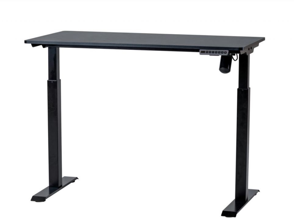 Büroolaud Sun-Flex®Easydesk Elite, elektriline, reguleeritava kõrgusega, 120x60cm, must