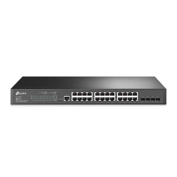TP-Link JetStream TL-SG3428 võrgulüliti Juhitav L2/L3 Gigabit Ethernet (10/100/1000) 1U Must