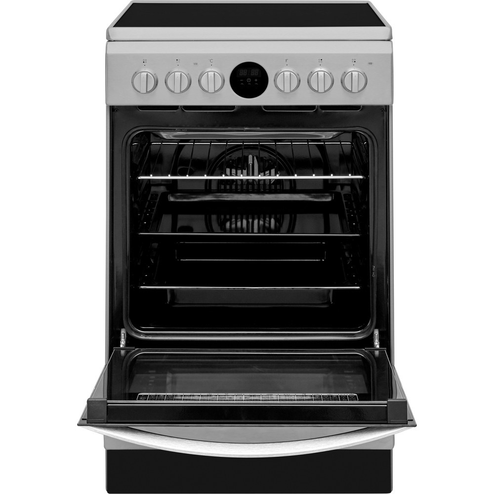 INDESIT | Cooker | IS5V8CHX/E | Hob type Vitroceramic | Oven type Electric | Stainless steel | Width 50 cm | Grilling | Electronic | Depth 60 cm | 57 L