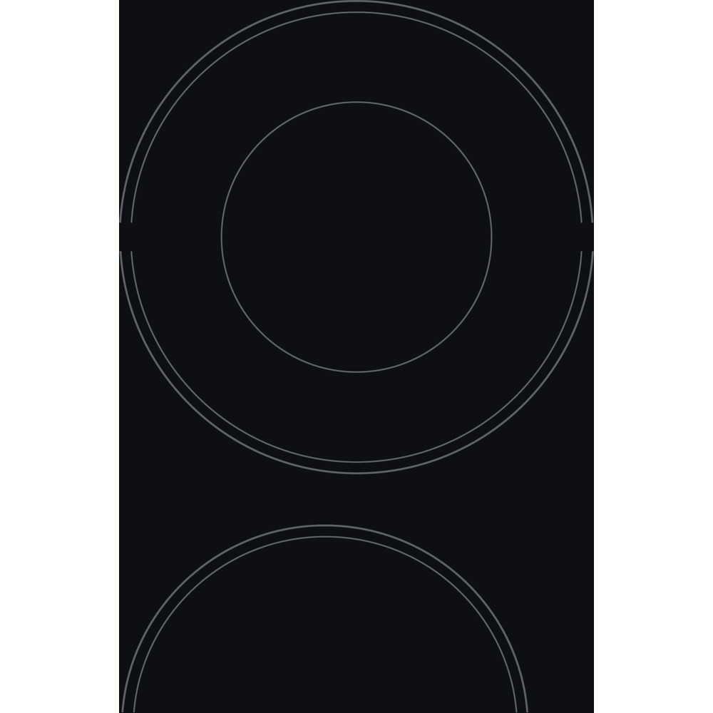 Hotpoint Hob HR 632 B Vitroceramic, Number of burners/cooking zones 4, Touch, Timer, Black