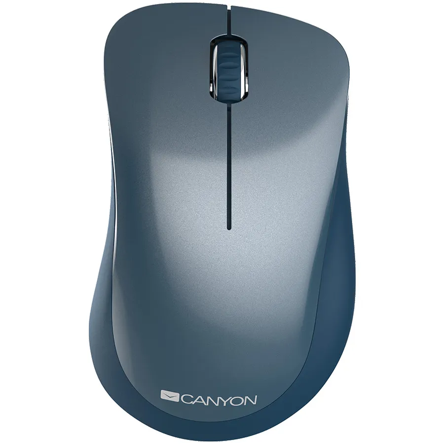 CANYON MW-11, 2.4 GHz  Wireless mouse ,with 3 buttons, DPI 1200, Battery:AAA*2pcs  ,Blue67*109*38mm 0.063kg