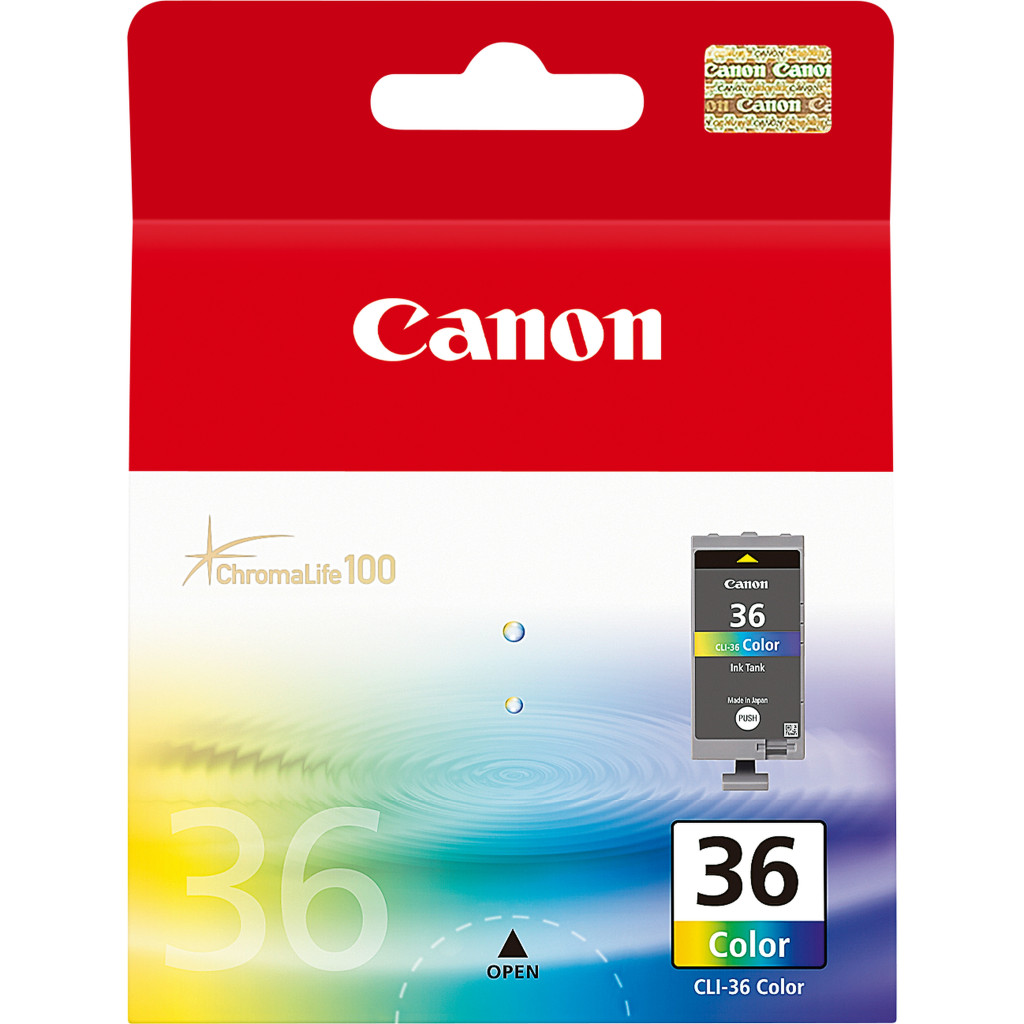 Canon CLI-36 Tri-Colour | Ink Cartridge | Cyan, Magenta, Yellow