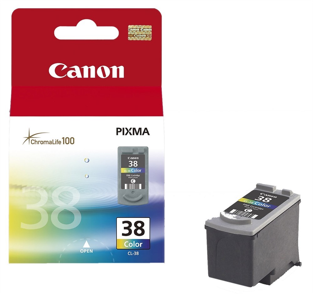 Canon CL-38 Tri-Colour | Ink Cartridge | Cyan, Magenta, Yellow