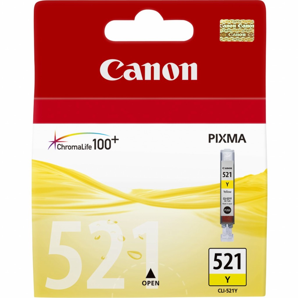 Canon CLI-521Y | Ink Cartridge | Yellow