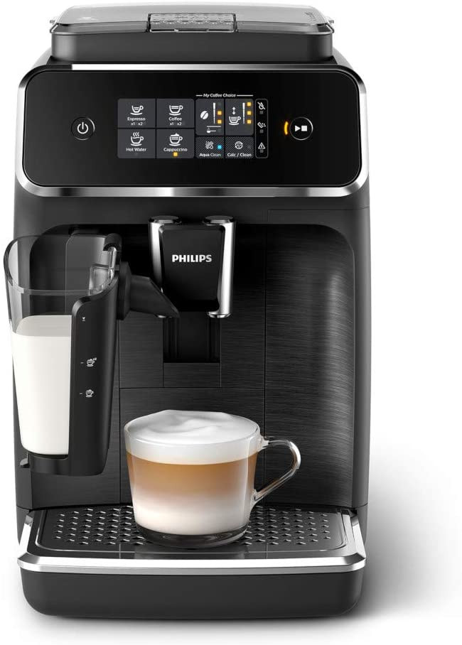 Philips Series 2200 Coffee Machine EP2232/40	 Pump pressure 15 bar, Built-in milk frother, Fully Automatic, 1500 W, Black
