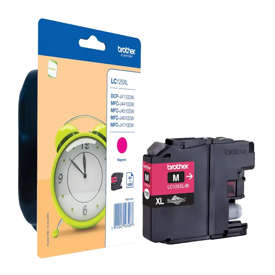 Brother LC125XLM tindikassett 1 tk Originaal Magenta