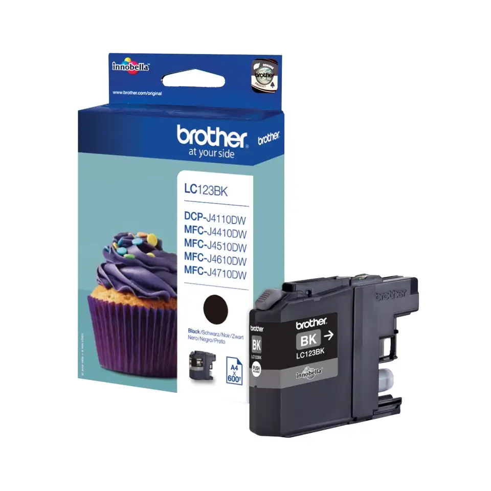 Brother LC123BK tindikassett 1 tk Originaal Must