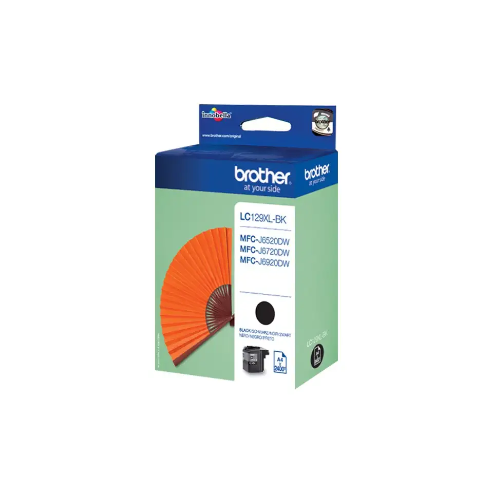 Brother LC129XLBK tindikassett 1 tk Originaal High (XL) Yield Must