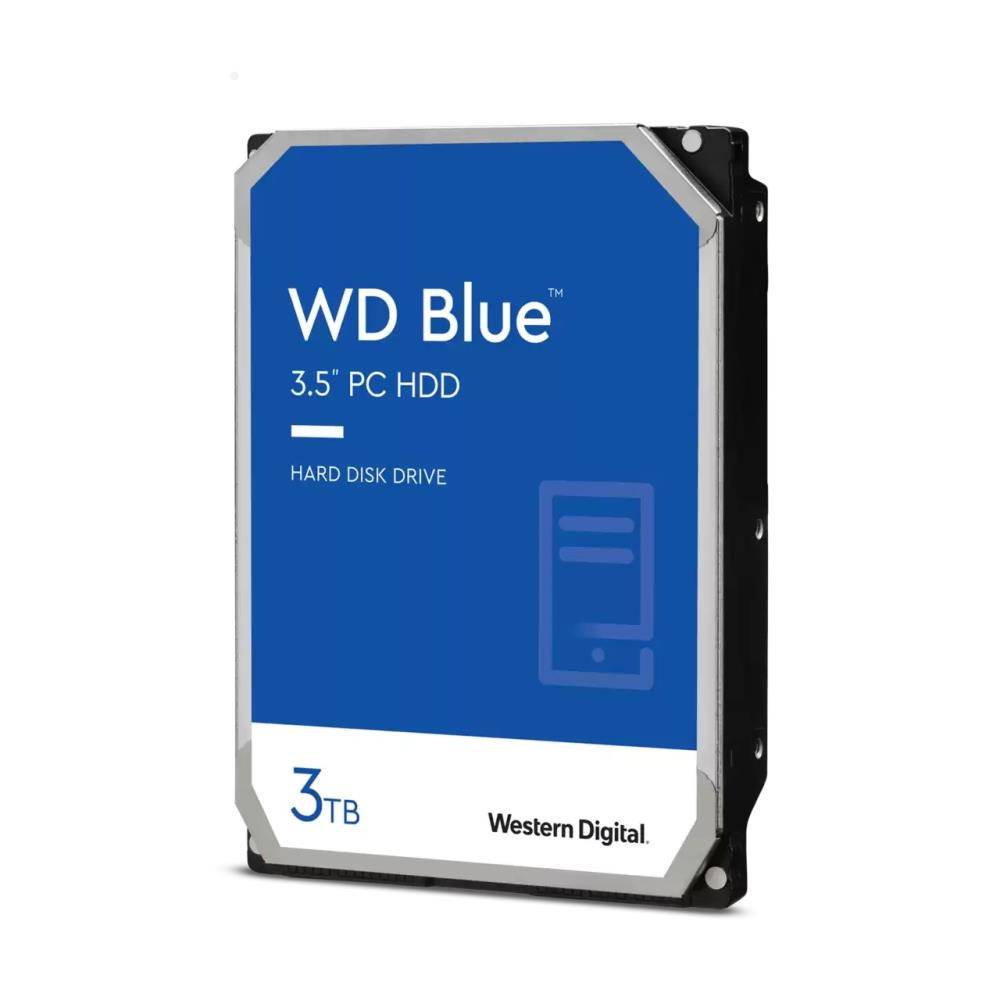 HDD|WESTERN DIGITAL|Blue|3TB|SATA 3.0|256 MB|5400 rpm|3,5"|WD30EZAZ