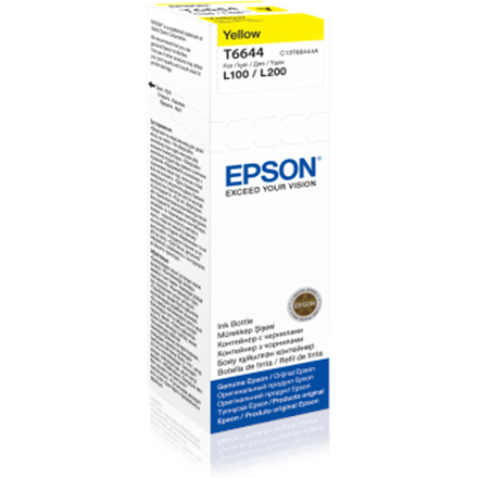 Epson T6644 Ink bottle 70ml | Ink Cartridge | Yellow