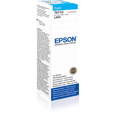 Epson T6732 Ink bottle 70ml | Ink Cartridge | Cyan