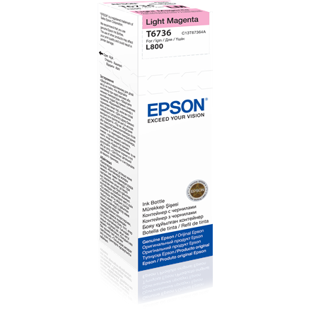 Epson T6736 Ink bottle 70ml | Ink Cartridge | Light Magenta