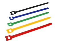 TECHLY Multicolor Velcro Cable Ties Set