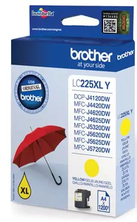 Brother LC225XLY tindikassett 1 tk Originaal