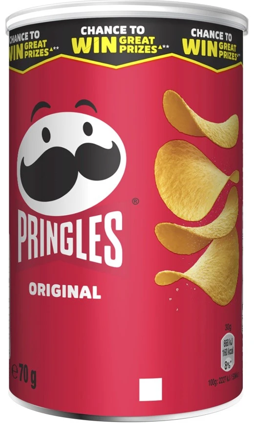 Kartulikrõpsud PRINGLES Original, 70g (kogus 2 tükki)