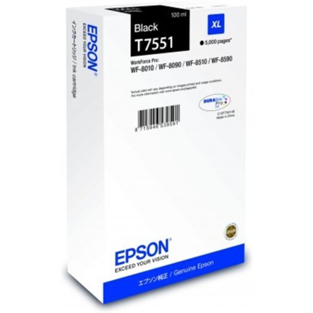 Epson T7551 tindikassett 1 tk Originaal Must