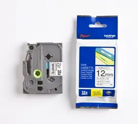 Brother | TZ-231 Laminated Tape | Black on White | TZe | 8 m | 1.2 cm