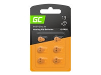 GREEN CELL 6x hearing aid battery