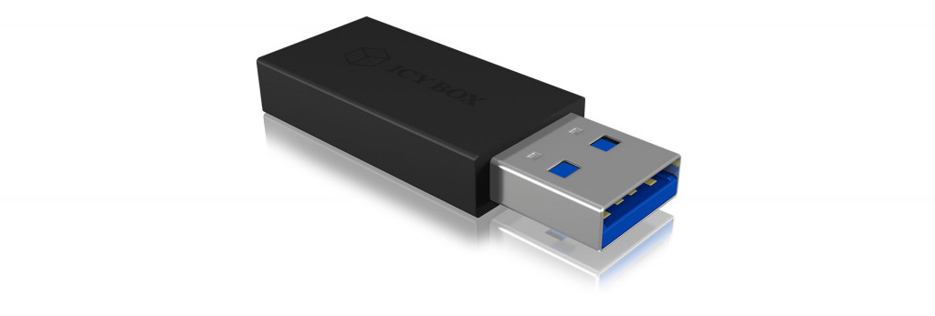 ICY BOX Adapter for USB 3.1 (Gen 2), Type-A plug to Type-C socket | IB-CB015