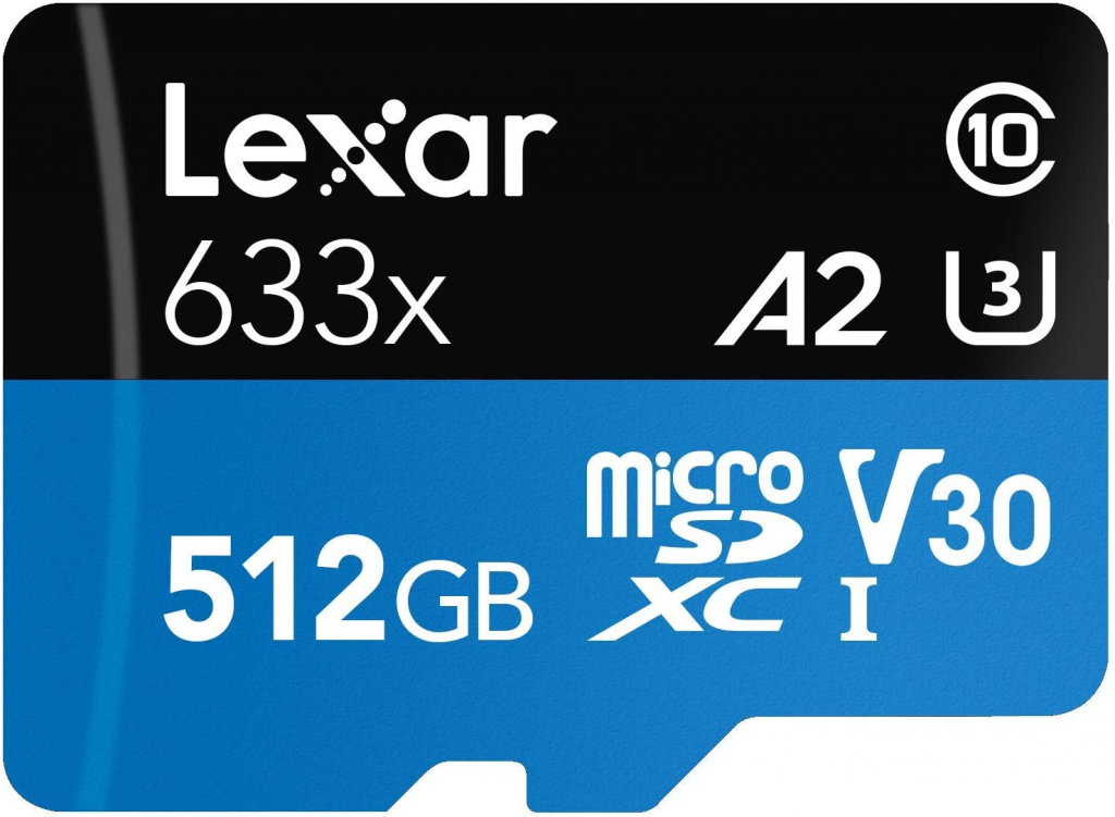 Lexar | High-Performance 633x | UHS-I | 512 GB | MicroSDXC | Flash memory class 10