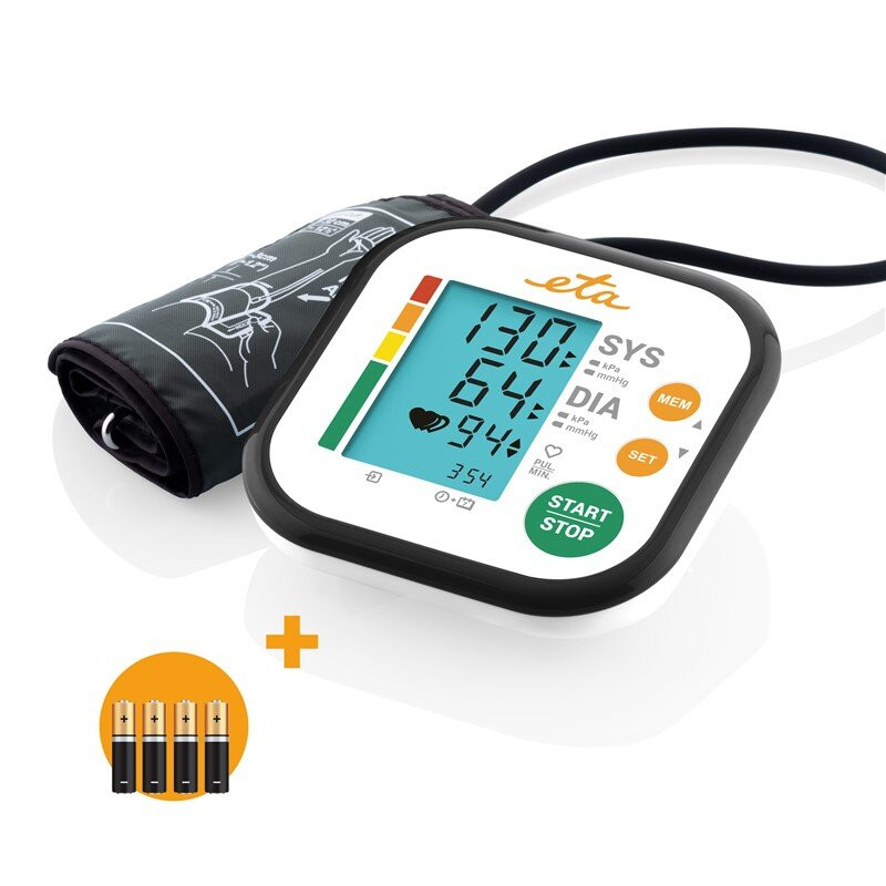 ETA Upper Arm Blood Pressure Monitor ETA229790000 Memory function Number of users 2 user(s)