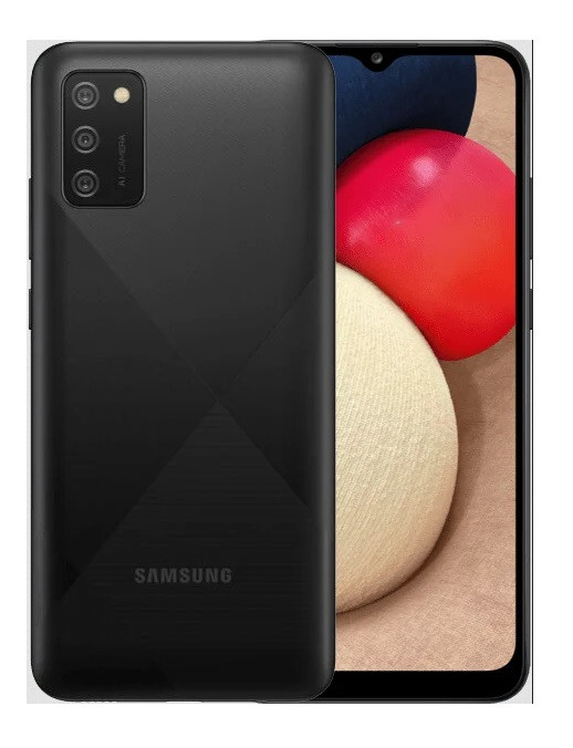 Samsung Galaxy A02s Black, 6.5 ", PLS IPS, 720 x 1600, Qualcomm SDM450 Snapdragon 450, Internal RAM 3 GB, 32 GB, microSDXC, Dual SIM, Nano-SIM, 3G, 4G, Main camera 13+2+2 MP, Secondary camera 5 MP, Android, 10, 5000 mAh