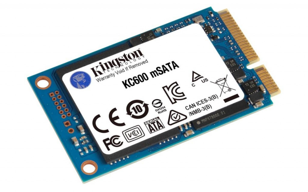 Kingston | KC600 | 256 GB | Solid-state drive interface mSATA | Read speed 550 MB/s | Write speed 500 MB/s