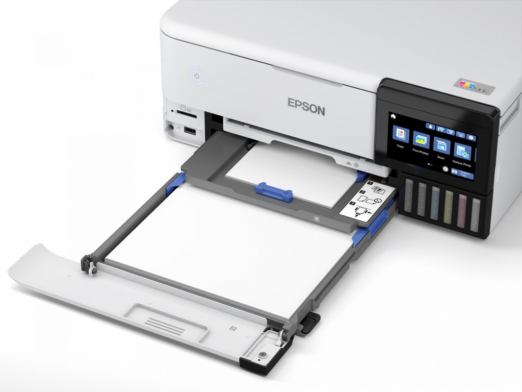 Epson Wireless Photo Printer | EcoTank L8160 | Inkjet | Colour | Inkjet Multifunctional Printer | A4 | Wi-Fi | Grey