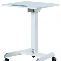 Kirjutuslaud Sun Flex® Easydesk Pro, reguleeritava kõrgusega, 60x52 cm, valge