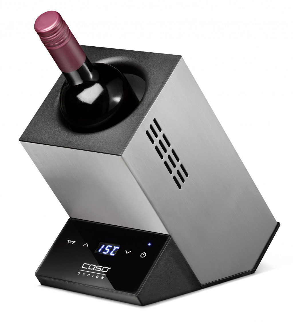 Caso | Wine cooler for one bottle | WineCase One | Energy efficiency class Not apply | Free standing | Bottles capacity 1 | Inox