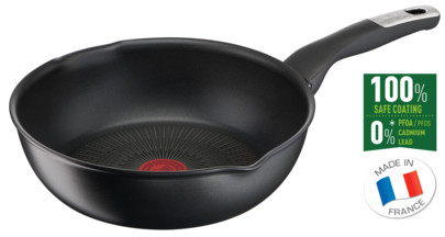 TEFAL Multipan G2557572 Unlimited Pan Frying Diameter 22 cm Suitable for induction hob Fixed handle Black - Noir
