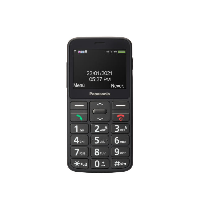 Panasonic KX-TU160 Easy Use Mobile Phone Black, 2.4 ", TFT-LCD, 240 x 320, USB version USB-C, Built-in camera, Main camera 0.3 MP, 32 GB