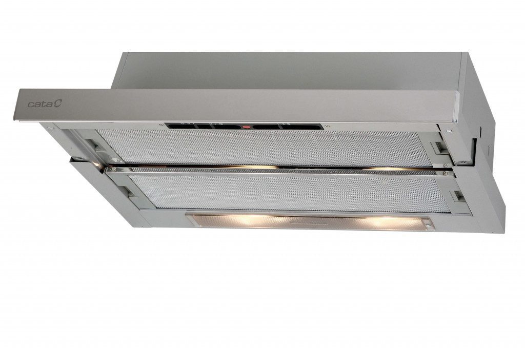 CATA | Hood | TF 5260 X | Telescopic | Energy efficiency class D | Width 60 cm | 325 m³/h | Slider control | LED | Inox